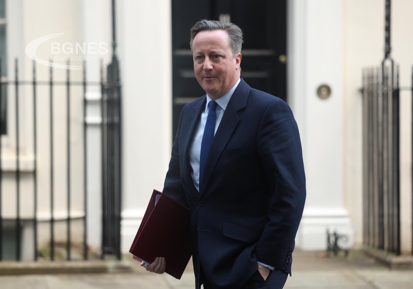 Британският външен министър Дейвид Камерън заяви че Обединеното кралство не