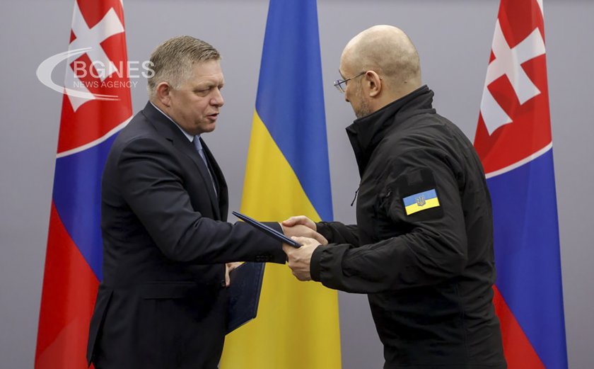 Словашкият премиер Роберт Фицо се срещна с украинския си колега