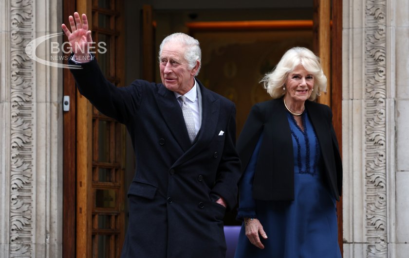 Британският крал Чарлз изрази сърдечна благодарност на доброжелателите след диагнозата