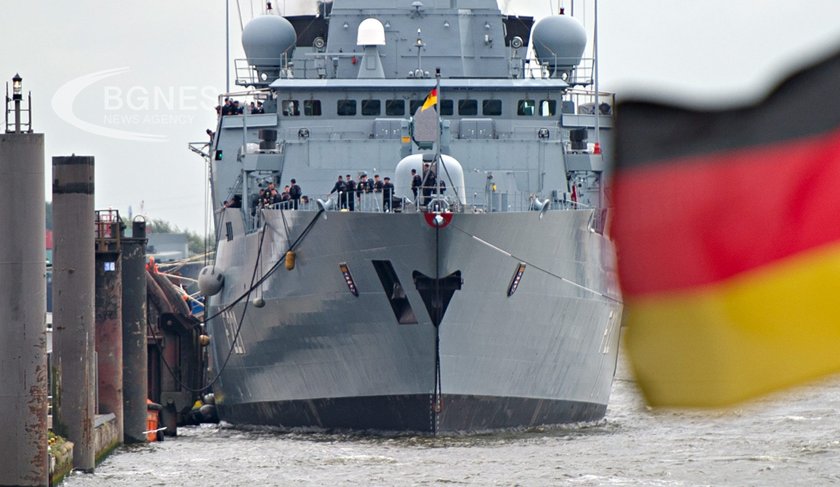 Германската фрегата Хесе изпратена за охрана на търговското корабоплаване в
