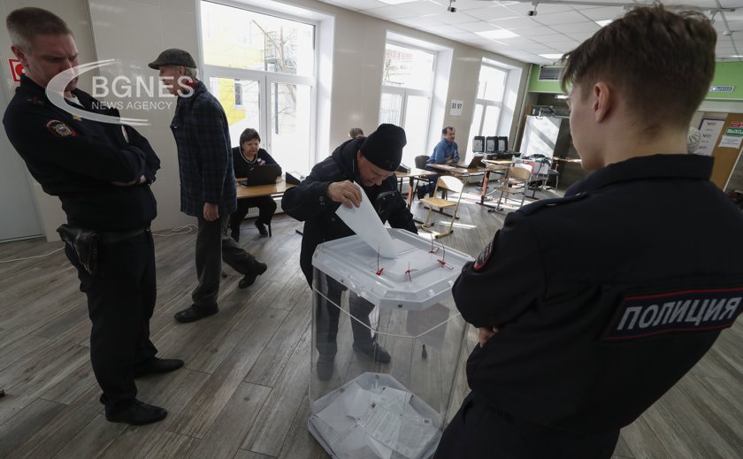Избирателната активност на президентските избори в Русия надхвърли 60 в