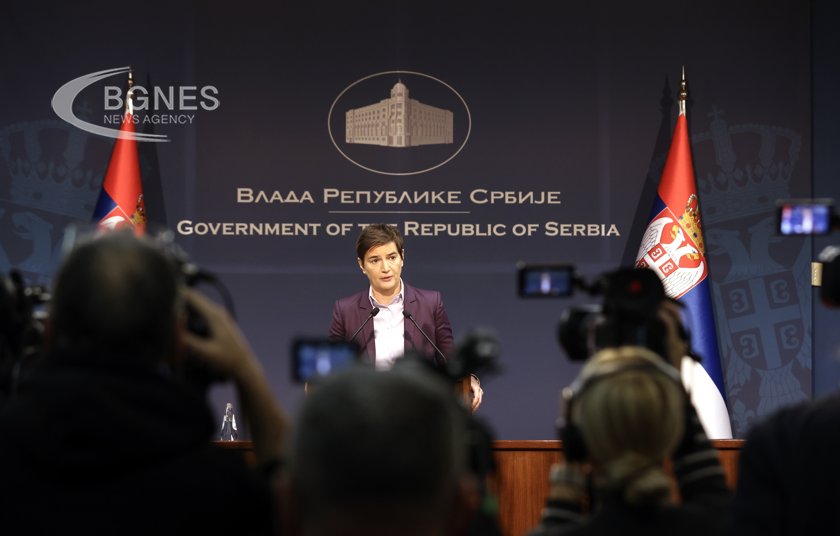 За нов председател на сръбския парламента беше избрана Ана Бърнабич