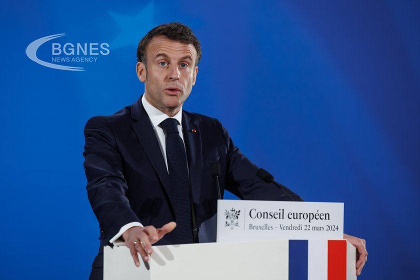 Френският президент Еманюел Макрон обеща да продължи да настоява за
