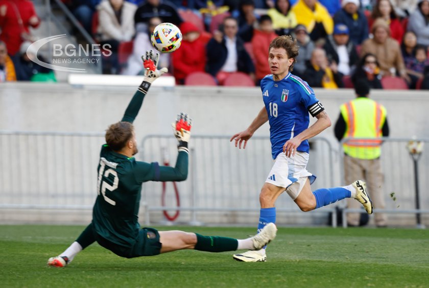 Италия надви Еквадор с 2:0 в контролна среща, играна на