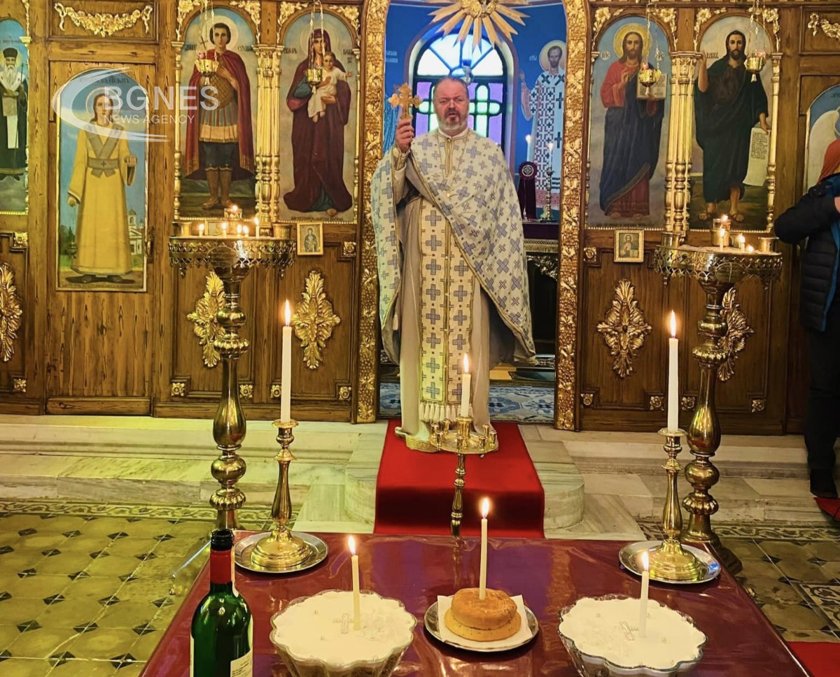 Днес в българската църква Св Димитър в Истанбул бе извършена