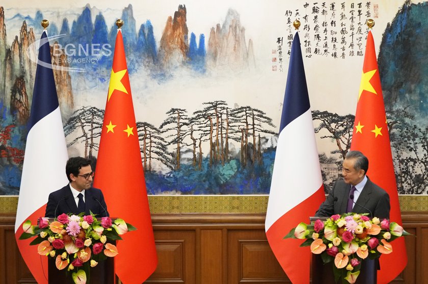 Френският външен министър заяви, че Париж очаква от Китай да