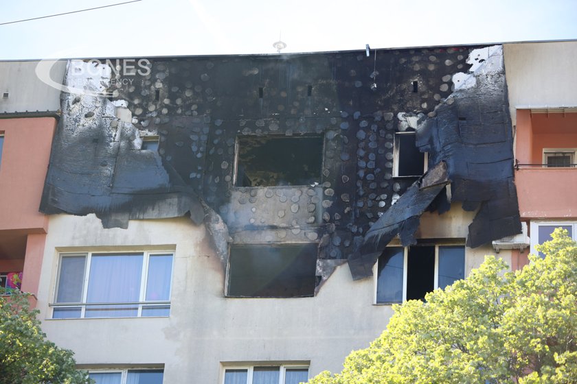 Пожар избухна в блок в столичния квартал Люлин предаде репортер