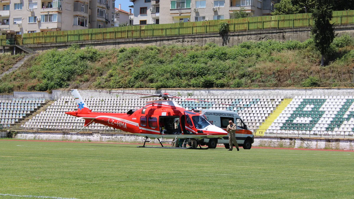 И вторият полет с медицинския хеликоптер HEMS е преминал успешно