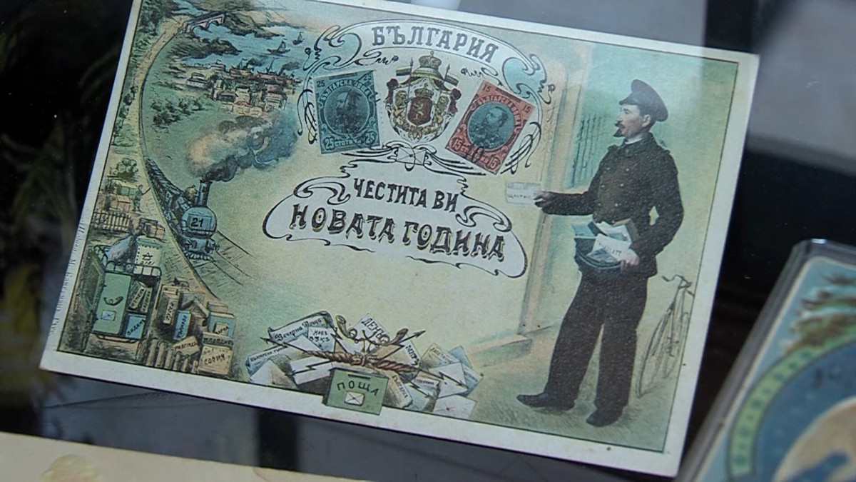 Коледа в старите пощенски картички
