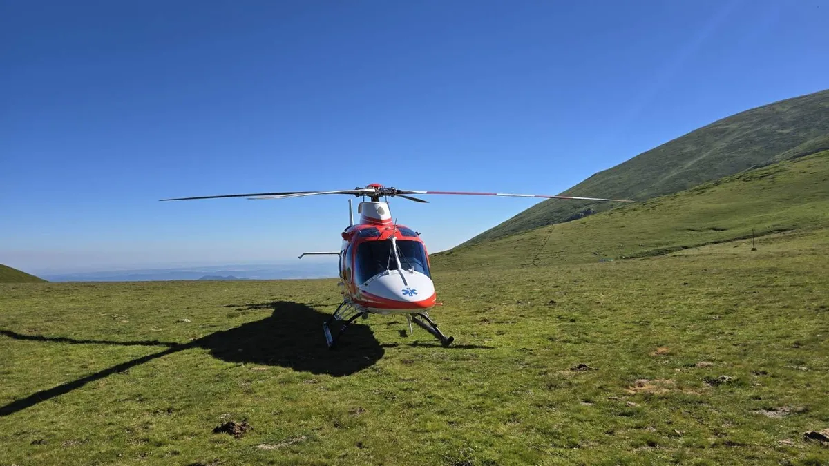 Първа HEMS мисия в планината, спасителна акция на връх Ботев 